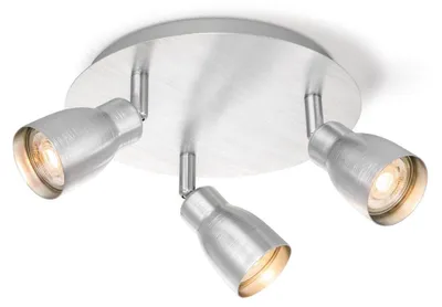 Produktbild von Home Sweet Home LED-Aufbaustrahler Alba 3L - dimmbar - gebürsteter Stahl