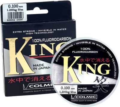 Obrázok produktu pre Colmic King Flurocarbon 50 M Transparent 0,250 mm Transparent 0,250 mm