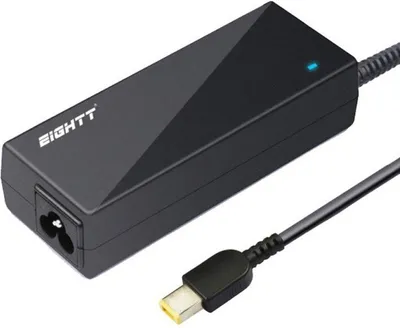 Image de Eightt Lenovo 20v/4.5a Chargeur d'ordinateur portable noir noir One Size