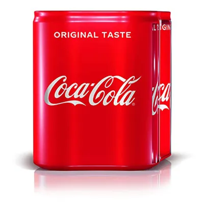 Image de Boîte Coca Cola boisson rafraîchissante contenant de la caféine 330ml pack de 4