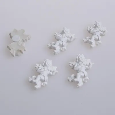Produktbild von Engel mit Klebepunkt - weiß - 3,5 cm - 10 Stück - 91122 00