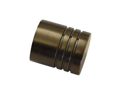 Produktbild von Gardinia Endknopf Chicago Zylinder bronze Zylinder bronze, Ø 20 mm