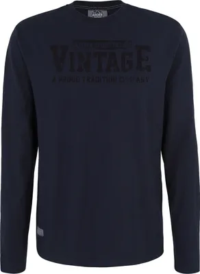 Produktbild von Übergrößen Longshirt Vintage schwarz AHORN SPORTSWEAR Navy 7XL