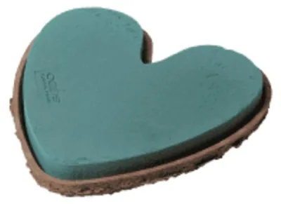 Produktbild von 2 Stück OASIS® BIOLIT® Herz, 33 x 34 x 5,5 cm – Frischblumen-Steckschaum