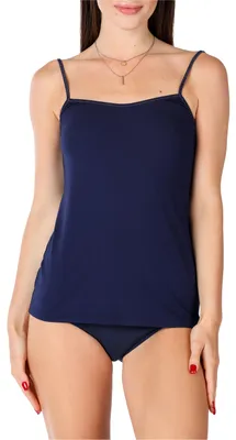 Produktbild von Bellivalini Damen Unterhemd aus Viskose BLV50-218 (Blau, XS )
