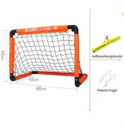 Produktbild von Fußballtor Kinder-Fußballtor, leicht, zusammenklappbar, tragbares Design