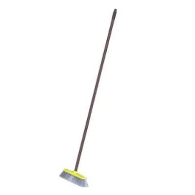 Immagine prodotto di scopa in plastica 28 cm con manico 130 cm