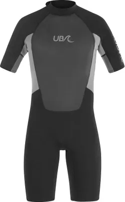 Produktbild von UB Men's Blacktip Mono Shorty Neoprenanzug - Schwarz/Grau - Medium