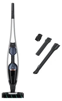 Produktbild von AEG QX9-1-P5IB, Stabstaubsauger, Beutellos, Schwarz, Indigo, Silber, 0,35 l, Trocken, Filterung