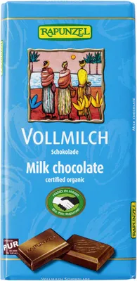 Produktbild von Rapunzel Vollmilch Schokolade HIH 0,11kg