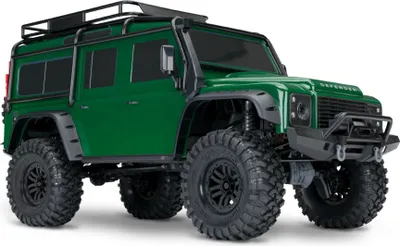 Immagine prodotto di TRAXXAS TRX-4 LR Defender verde 1/10 Crawler RTR Spazzolato, senza clip, senza batteria e caricatore
