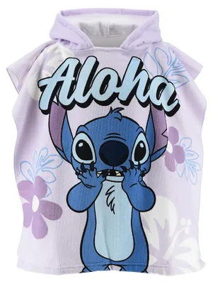 Produktbild von Stitch Aloha Badeponcho Kinder mit Kapuze 55x110 cm Strandponcho