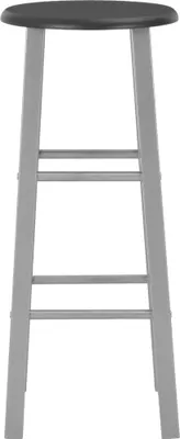 Obrázek produktu pro vidaXL Barová židle 2 ks stříbrná MDF