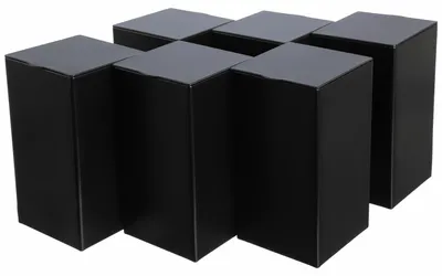 Productafbeelding van Set van 6 | BUBA moderne theedose / kruidendose, luchtdicht van metaal, geschikt voor ongeveer 150g Earl Grey thee | 12,8 x 6,8 x 6,8 cm (hoogte, breedte, diepte) | Voorraadbus