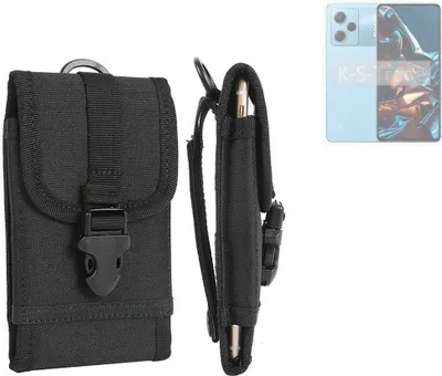 Produktbild von K-S-Trade Holster Handy Hülle kompatibel mit POCO X5 Pro 5G Holster Handytasche Gürtel Tasche Schutz Hülle Robust Outdoor schwarz