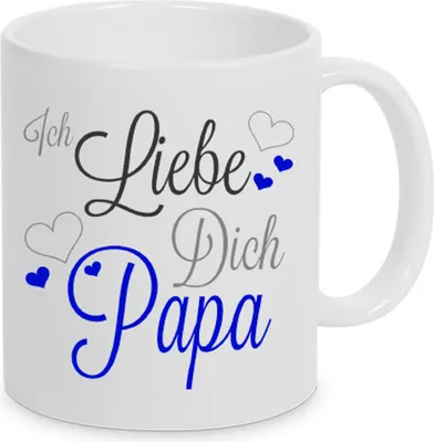 Produktbild von TassenKing™ - Ich Liebe Dich Papa - Tasse - Kaffeetasse - Tasse mit Spruch