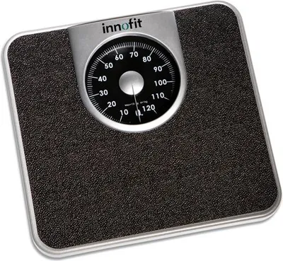 Immagine prodotto di Innofit INN-104 bilance pesapersone Nero, Grigio, Argento Bilancia pesapersone meccanica
