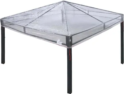 Zdjęcie produktu dla vidaXL Wymienny pokrowiec na altanę przezroczysty 400 x 300 x 32 cm PVC