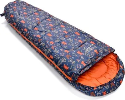 Produktbild von Famanu Kinderschlafsack mit Kapuze - Camping Reisen Festival - Outdoor
