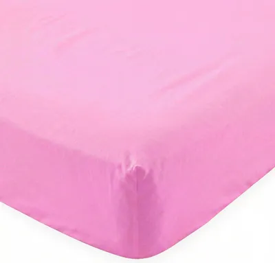 Immagine prodotto di Lenzuolo matrimoniale basic lettino rosa 70x140x14 cm (lettino) 100% cotone  Europe
