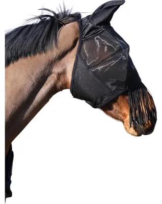 Produktbild von Kentucky Horsewear Fliegemaske Classic mit Ohren und Nasenfransen