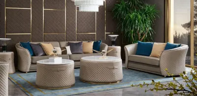 Produktbild von Sofa 4 Sitzer Big Couch Sofas Couchen Wohnzimmer Design Viersitzer Leder Luxus