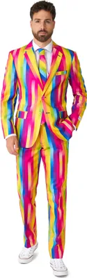 Produktbild von Rainbow Glaze Kostüm Anzug - Karneval Mottoparty Größe: 50