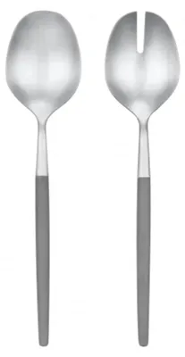Produktbild von blomus Salatbesteck MAXIME aus Edelstahl Farbe Sharkskin Kunststoffgriffe 64355