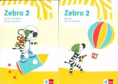 Image de Zebra 2. Paket: Heft Lesen/Schreiben ausleihfähig und Heft Sprache ausleihfähig Klasse 2