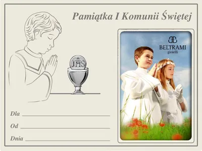Obrázek produktu pro Rámeček na svaté přijímání, stříbrný, na památku svatého přijímání | Velikost: 16x12 cm | Číslo položky: BC1163NO