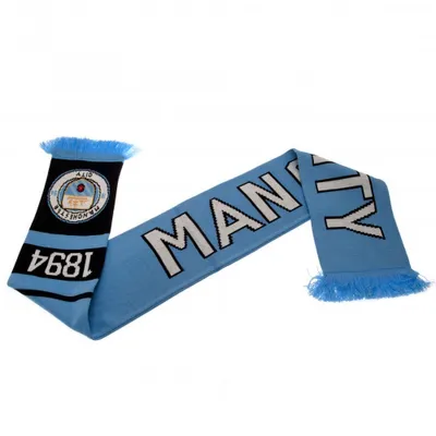 Zdjęcie produktu dla Szalik Man City Nero z nowym herbem