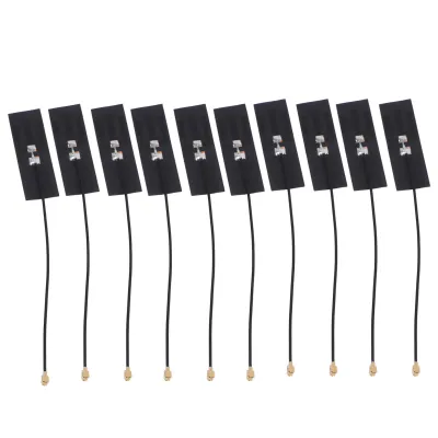 Zdjęcie produktu dla 10-częściowa antena FPC, zintegrowana z 2 częstotliwościami, elastyczna dla routera WLAN Bluetooth NZ-2.4G/5.8G-FPC-003
