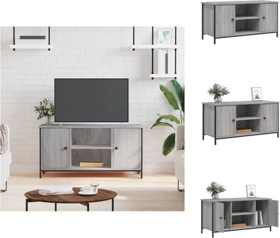 Obrázek produktu pro vidaXL TV skříňka šedá Sonoma 100x40x50 cm materiál na bázi dřeva - TV nábytek