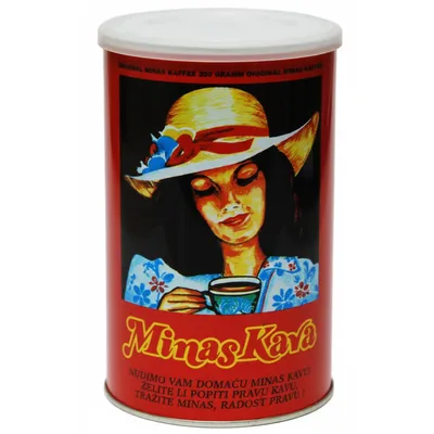 Produktbild von Minas Kava Original Minas Kaffee 250g Dose – Puderfein gemahlener Röstkaffee