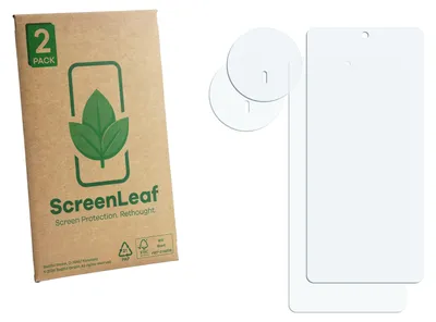 Produktbild von 2x ScreenLeaf Schutzfolie für Honor Magic V6 (Display+Kamera) Displayschutz Display Schutz Folie Klar Transparent