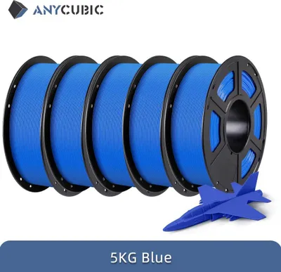Zdjęcie produktu dla Filament PLA – filament do drukarek 3D – 1,75 mm – 5 kg – FDM – niebieski