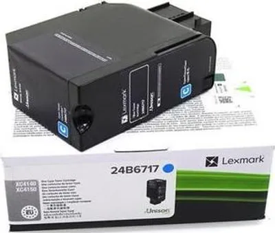 Zdjęcie produktu dla Lexmark 24B6717, 13000 stron(y), Cyjan, 1 szt.
