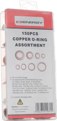 Produktbild von ENERGY Sortiment O-Ring NE00321 Kupfer