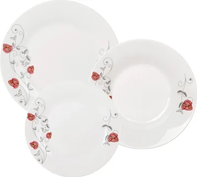 Obrázok produktu pre Jedálenská sada porcelán 18ks RUŽA