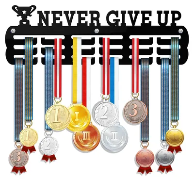 Productafbeelding van Medaille hanger display - 30cm lange mode medaille hanger houder display - Acryl mijn medalen muur rack frame - Voetbal