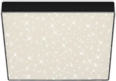 Produktbild von LED Aufbauleuchte IP20 Sternenhimmel 21 W schwarz Metall-Kunststoff Briloner