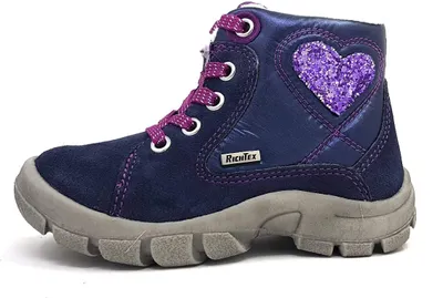 Produktbild von Richter  Kinderschuhe Mädchen Schnürstiefel Lauflernschuh Blau Freizeit, Schuhgröße:24 EU