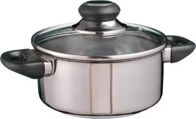 Produktbild von Koch- und Bratpfanne aus rostfreiem Stahl, geeignet für Induktion, Ø ca. 16 cm