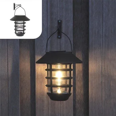 Image de Lampe solaire d'extérieur avec capteur jour/nuit | Applique murale et lampadaire LED pour l'éclairage de jardin