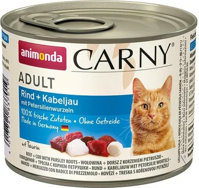 Zdjęcie produktu dla animonda 4017721837019, Dorosły, Wołowina, Dorsz, 200 g