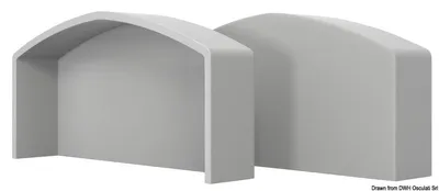 Obrázok produktu pre Zátka QBE 90° RAL 7047 Osculati 44.105.02