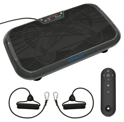 Produktbild von VitaPlate Mini Vibrationsplatte 200W 10 Programme Gelenkschonend Heimtrainer