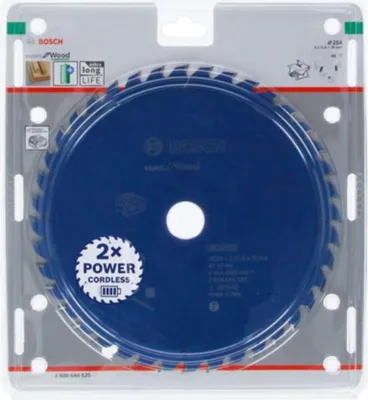 Productafbeelding van Circelzaagblad voor accuschuurmachines, Expert voor hout, 254 x 2,1/1,6 x 30, 40 tanden