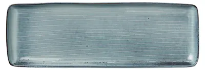 Immagine prodotto di Broste Copenhagen, piatto quadrato in stoneware, colore blu tenue