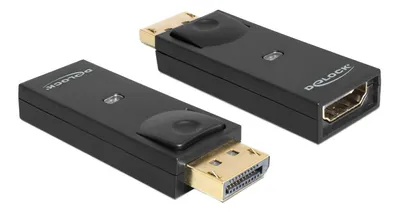 Produktbild von Delock - HDMI-Adapter - DisplayPort männlich zu HDMI weiblich - Schwarz